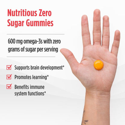 Nordic Naturals Zero Sugar Children’s DHA Gummies, Tropical Punch - 30 Count