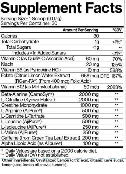 Do Vitamins PurePump - All-Natural Clean Preworkout Powder, Boost Energy, Focus