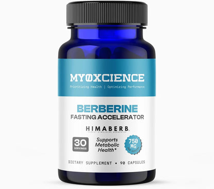 MYOXCIENCE Berberine Fasting Accelerator | Himaberb Berberine HCL with ALA (Alpha Lipoic Acid) and Biotin (90 Capsules)