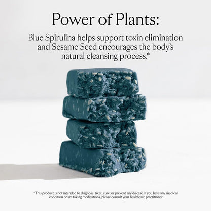 Sakara Detox Protein Super Bar - Tahini + Vanilla Clean Protein Bars, 13g Plant Based