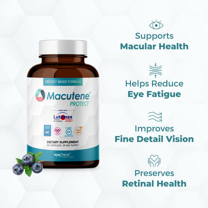 Natural Eye Health Vitamins with Bilberry Zeaxanthin Lutein - Macular Supp