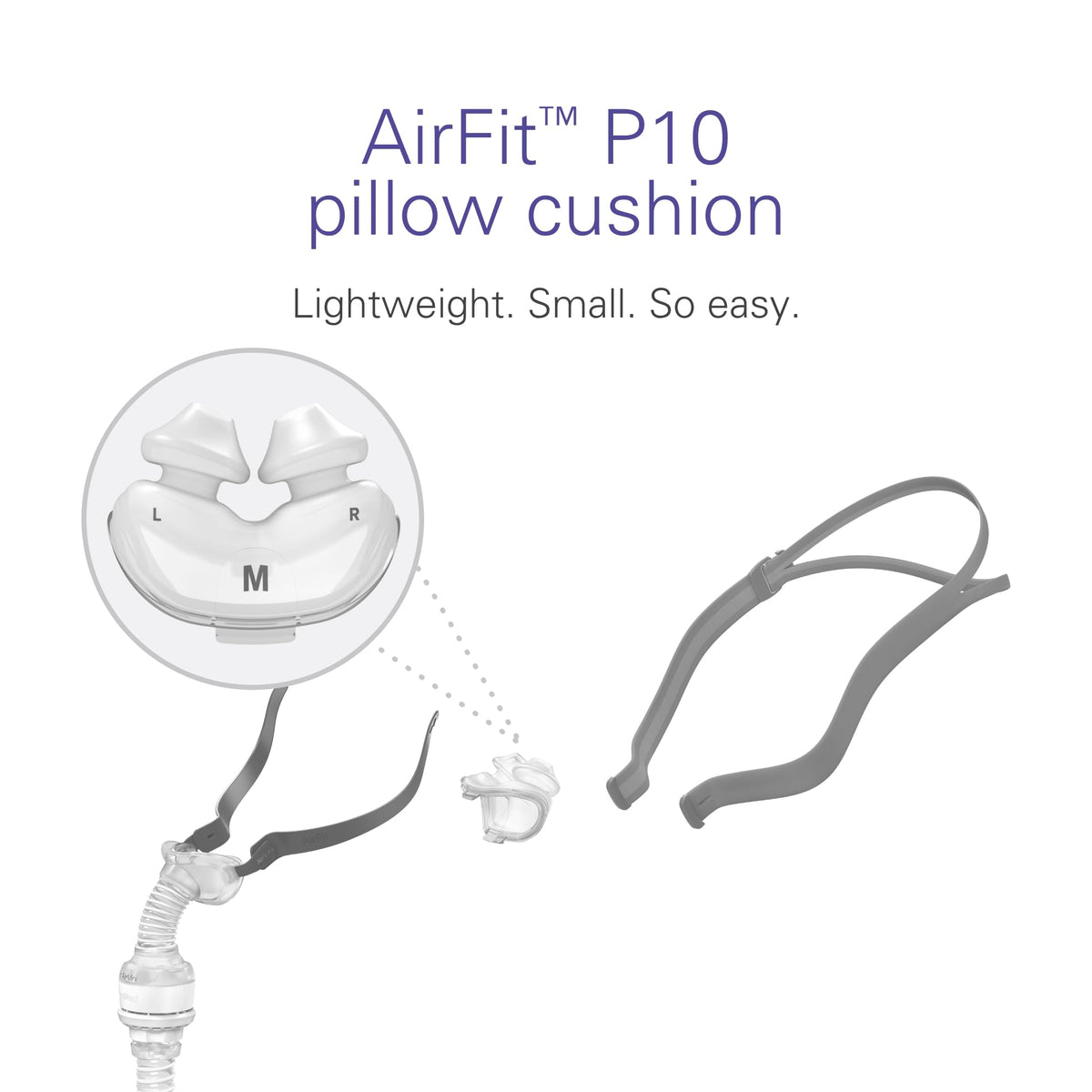 ResMed AirFit P10 Nasal Pillow Replacement Cushion - Medium