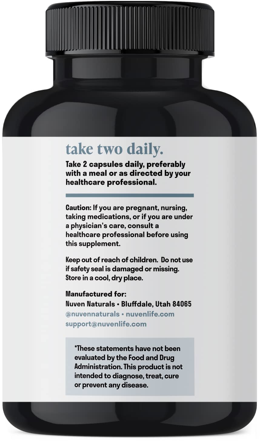 Nuven Naturals All-in-One Gut Health w/Probiotics, Prebiotics, Digestion-Supporting