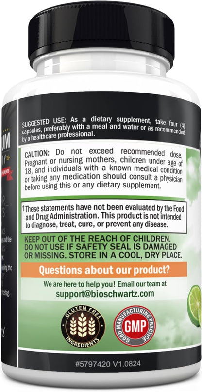 Citrus Bergamot 1000mg - Citrus Bergamot Supplement - 120 Mini Capsules