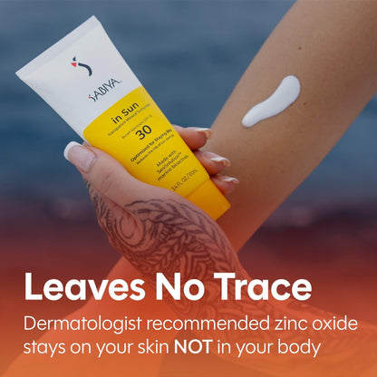 In The Water Mineral Sunscreen SPF 50, Broad Spectrum Zinc Oxide, Daily Sun Protection for Face and Body, Lightweight Formula with SeaSolution™, 3.4 oz