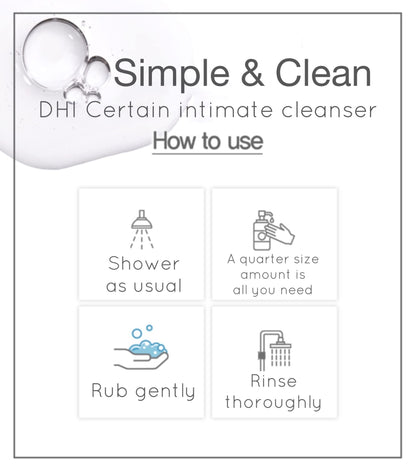 DHI PROBIOTIC Certain Intimate Wash for Men with 3 kinds of probiotics plus 20 Premium Natural