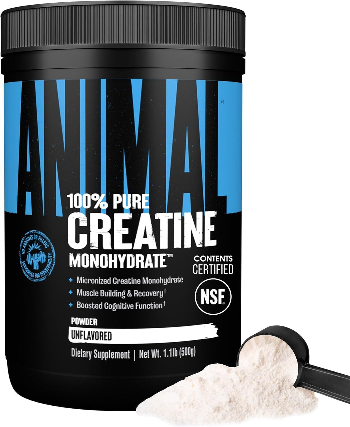 Animal Creatine Monoydrate Powder for Men & Women | Unflavored 300g