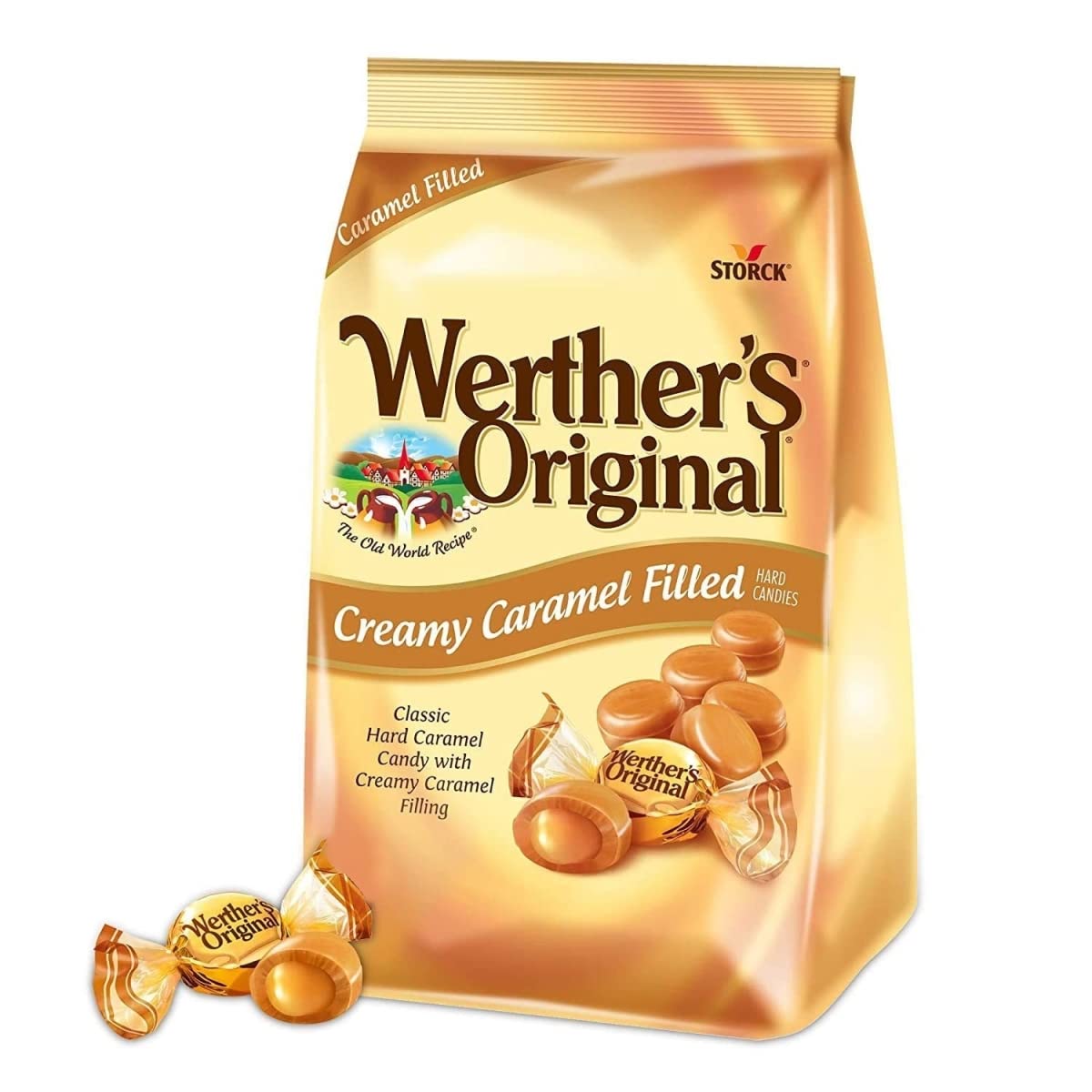 Werther's Original Sugar Free Hard Candies 1.46 Oz (3 Pack)