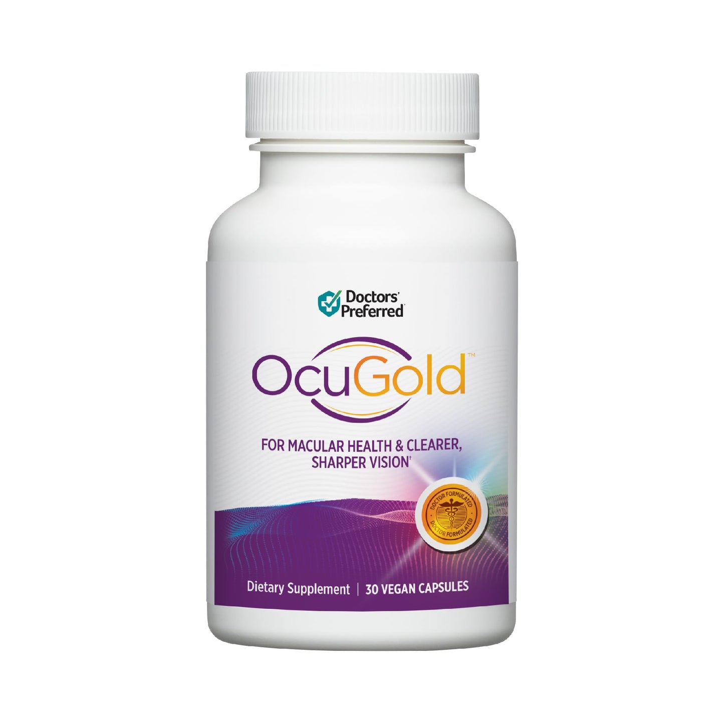 DOCTORS' PREFERRED Clinical-Grade OcuGold Eye Vitamins with Lutein