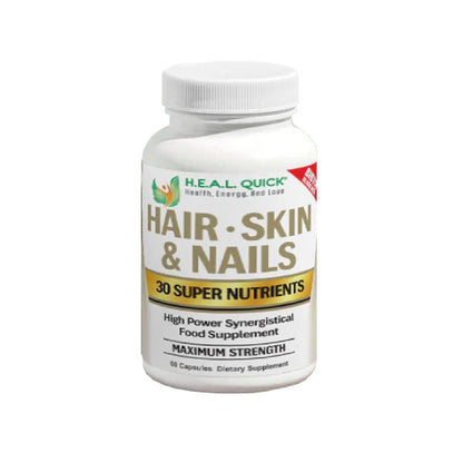 Century Systems H.E.A.L. Quick Hair, Skin & Nails - 60 Capsules | Delivers 30 Nutrients Including Primrose Oil, MSM & Horsetail - 15 Servings
