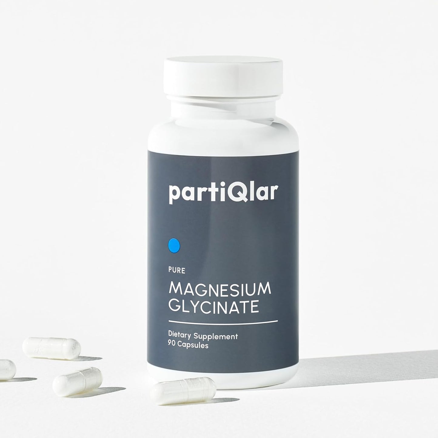 partiQlar Magnesium Glycinate 200mg - Sleep & Muscle Support, 60 Caps