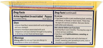Pepcid AC Maximum Strength - Pack of 2 Boxes - 75 Tablets Per Box - 150 Tablets Total - Prevents & Relieves Heartburn Due to Acid Indigestion & Sour Stomach - 20mg of Famotidine