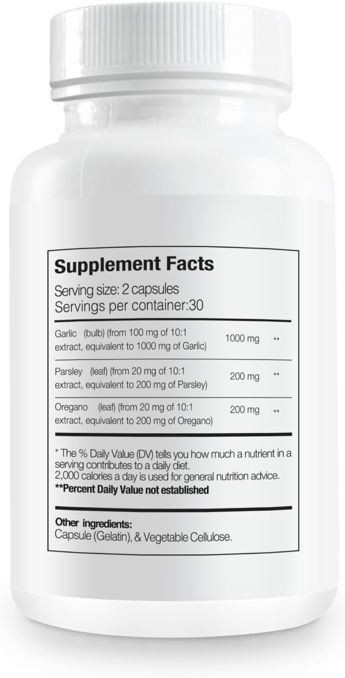 Premium Oregarlix. Gut Health Supplement. Microbial Balance with Premium Prebiotics - Help Keep Good Bacteria Healthy & Growing - 100% Natural (3-Pack)