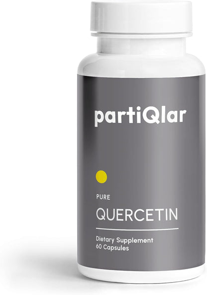 partiQlar Quercetin 500mg Supplement - Immune & Sinus Support, 60 Caps