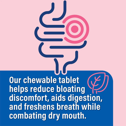 Probiotiv Chewable Probiotics for Daily Bloating w/ 5 Billion CFU – “Two-in-One Combo”