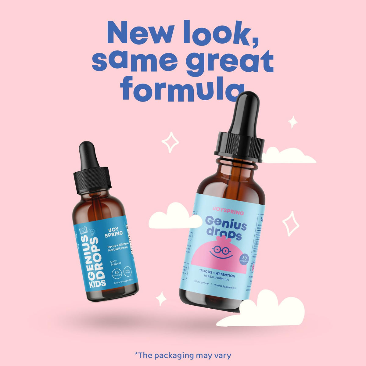 Organic Focus Drops for Kids - Attention and Focus Supplement with Ginkgo Biloba