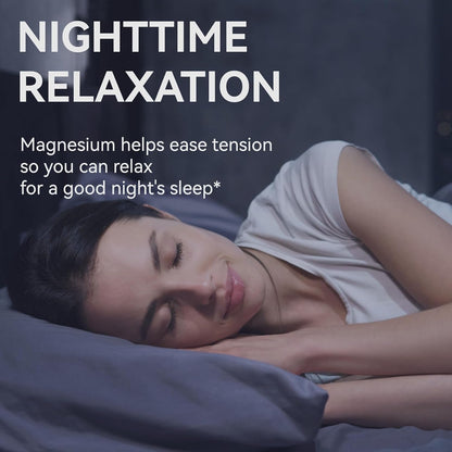 Magnesium L-Threonine, High Absorption Magnesium Supplement,90 Capsules | 1900mg Magnesium Threonine,Gluten Free,Vegan Capsules, 30 Day Supply