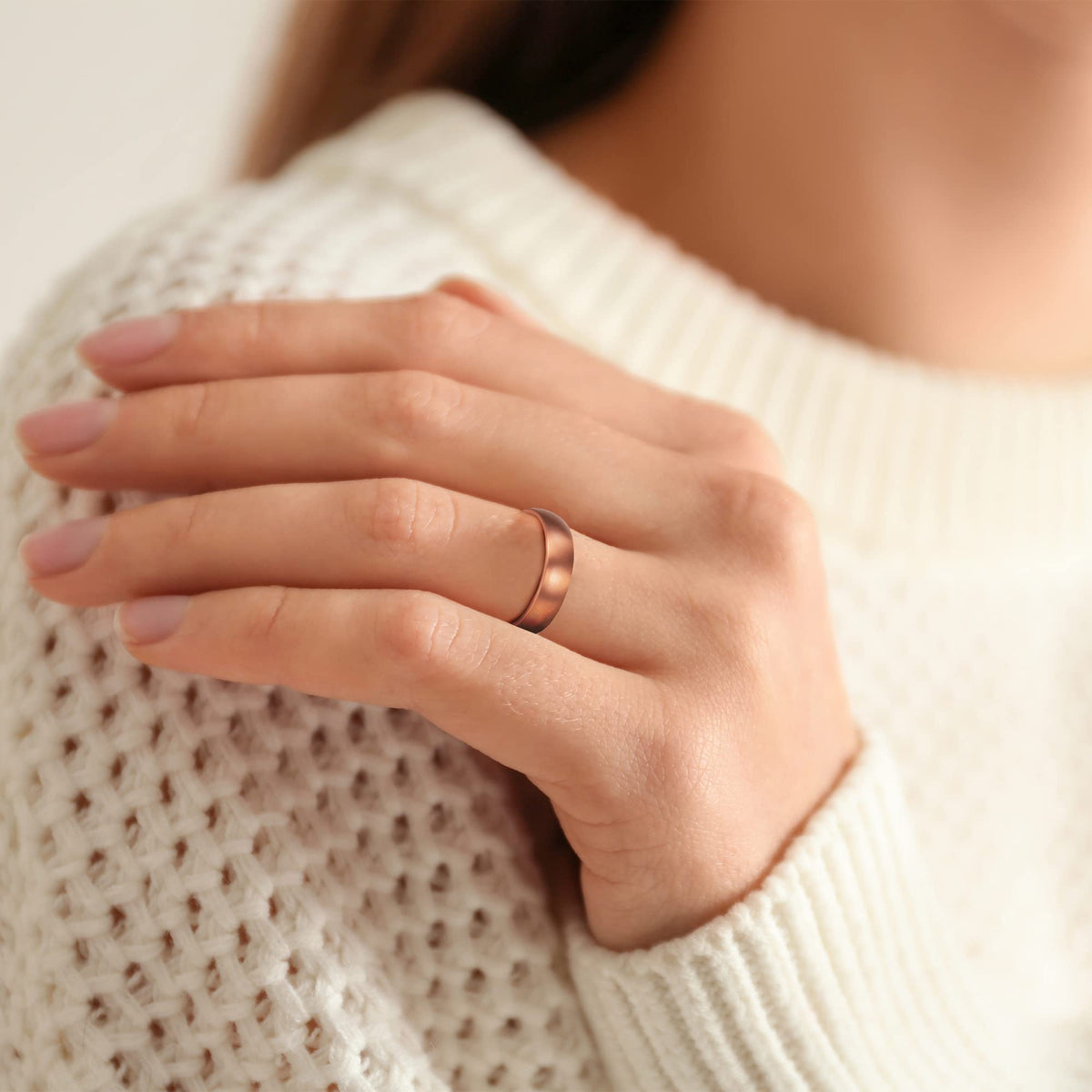 MagnetRX® Magnetic Copper Ring – Elegant Magnetic Rings – Copper Rings for Women & Men