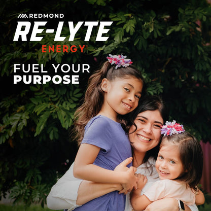 Redmond Re-Lyte Energy Electrolyte Mix, Raspberry Mango, 8.6oz Jar
