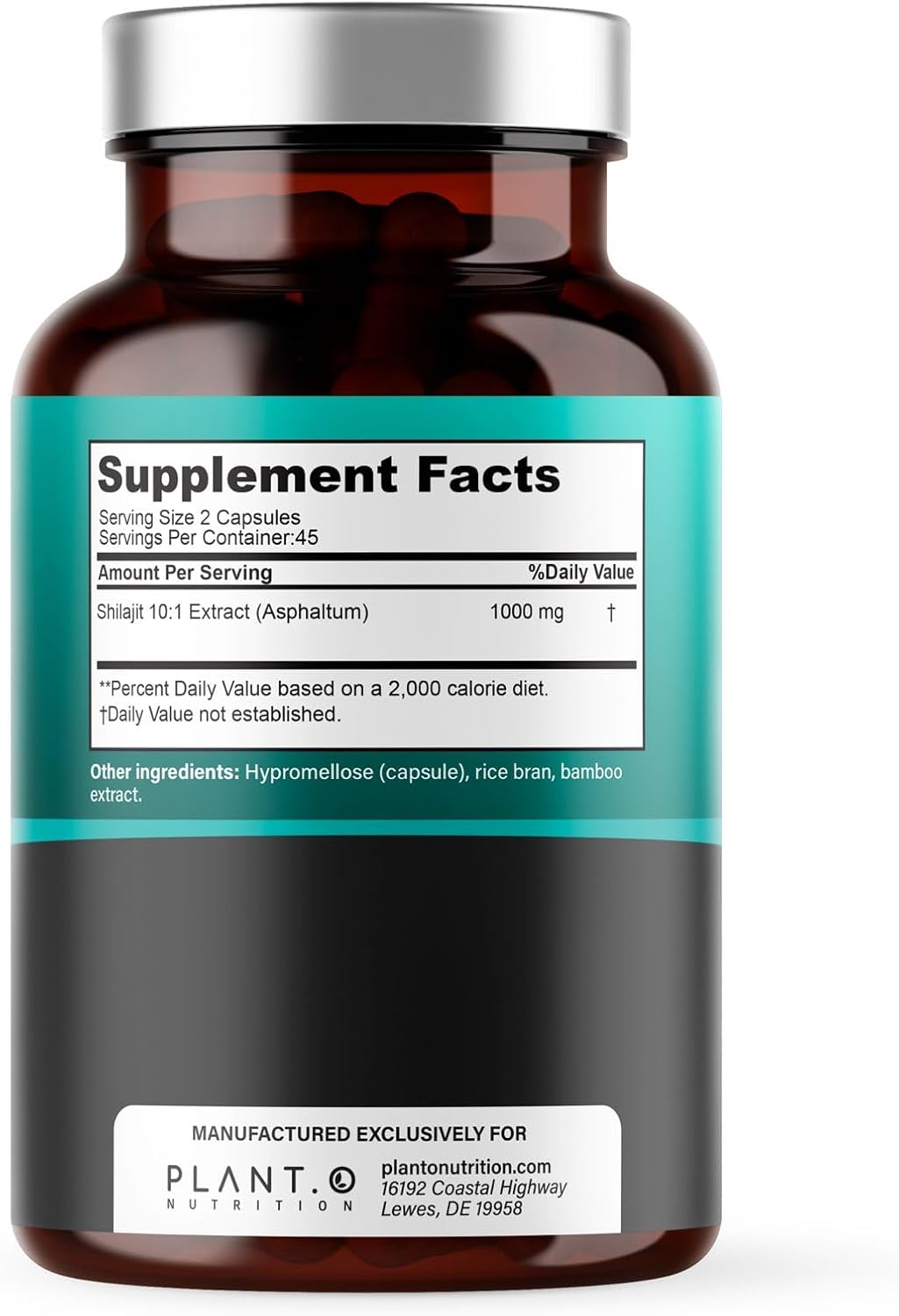 Natural Himalayan Shilajit Capsules - 10:1 Extract Maximum Potency | Fulvic Acid + 85 Trace Minerals | Energy Boost, Immune Support, Cognitive Function | 90 Veggie Pills for Men & Women