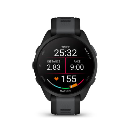Garmin Forerunner® 165, Running Smartwatch, 43mm, Black