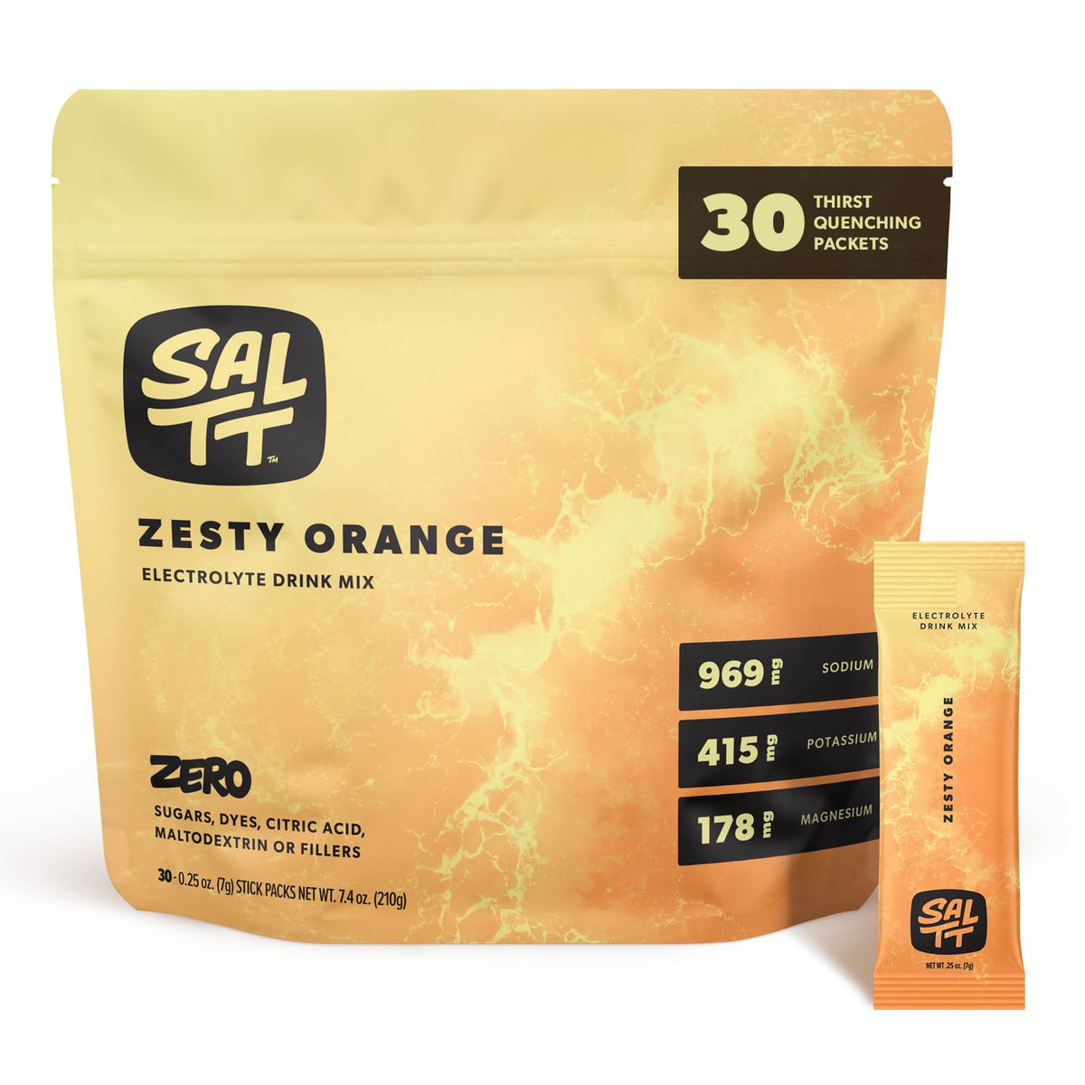 SALTT Electrolyte Packets - Clean Slate (30 Sticks) - Zero Sugar