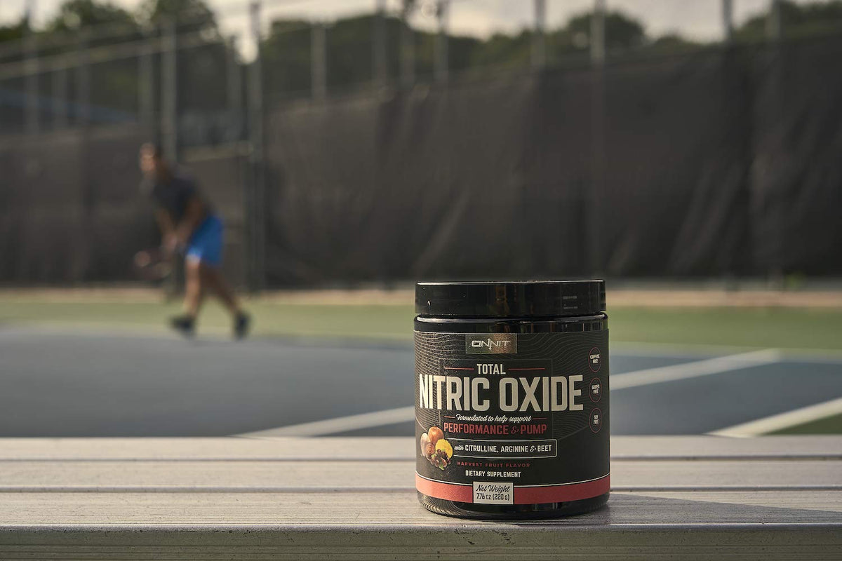 ONNIT Total Nitric Oxide - Caffeine Free Pre Workout Powder w/ Beet Root, L Arginine