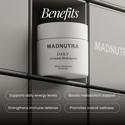 Adult Multivitamin for Women and Men - Daily Vitamin Supplements for Immune Support, Brain, Energy, Heart & Bone Health - Vegan Multivitamin with Essential Vitamins & Minerals