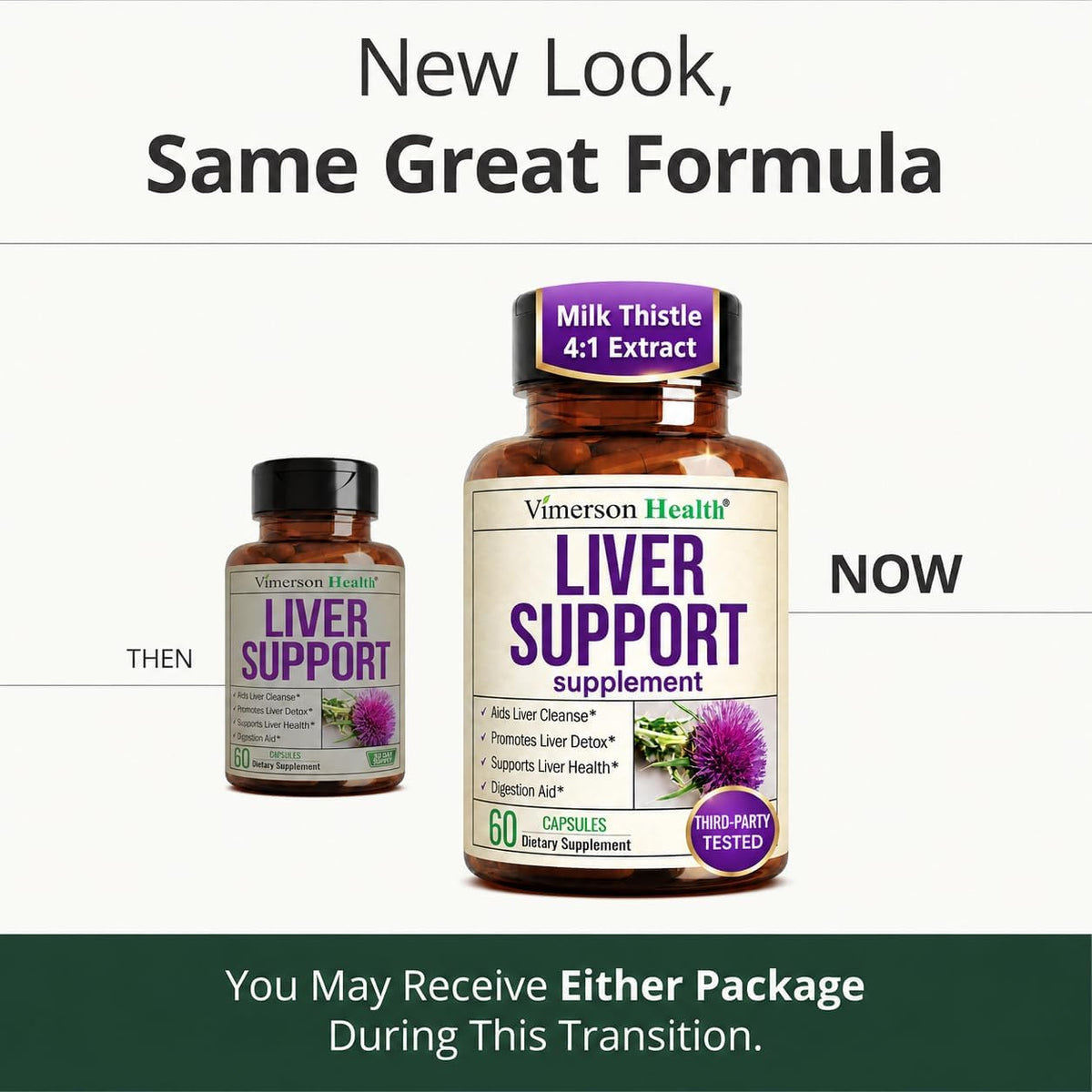 Liver Support – Liver Cleanse Detox & Repair Milk Thistle Supplement – 60ct