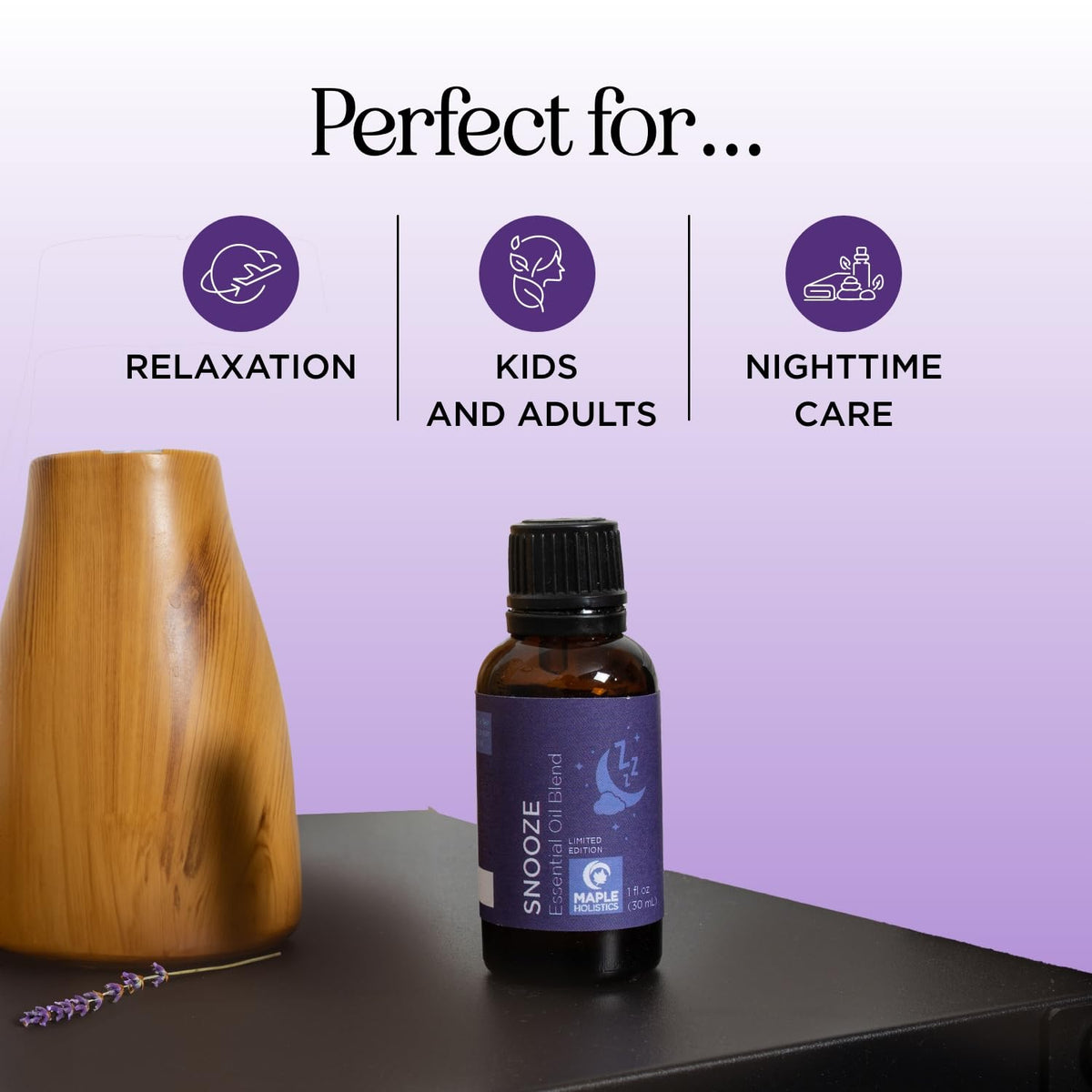 Sleep Essential Oil Blend for Diffuser - Snooze Blend Essential Oil for Sleep with Roman Chamomile