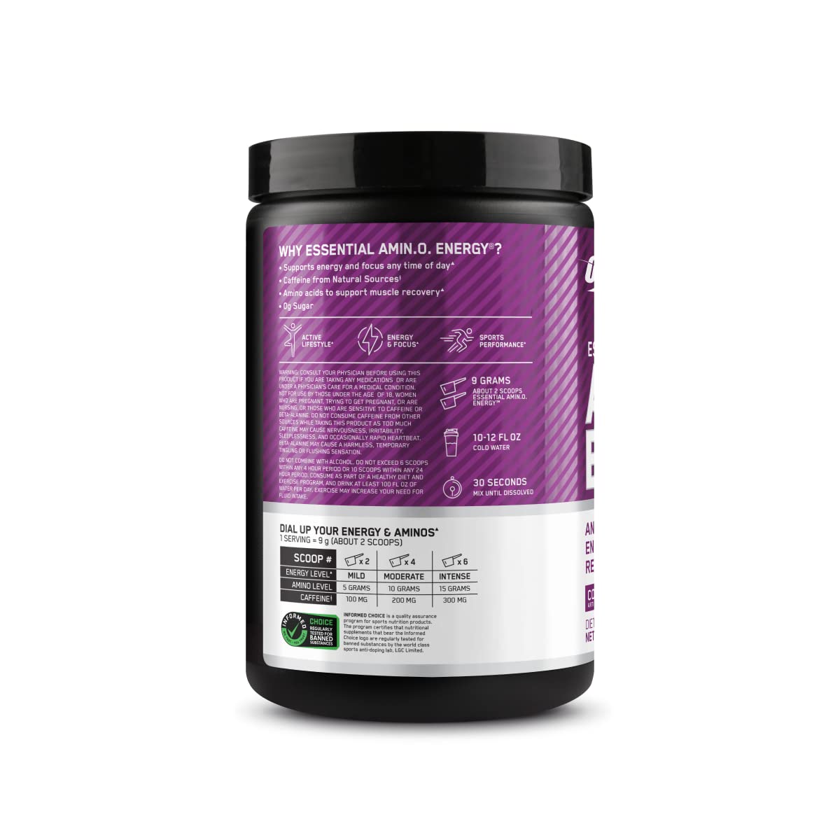 Optimum Nutrition Amino Energy - Pre Workout with Green Tea, BCAA, Amino Acids