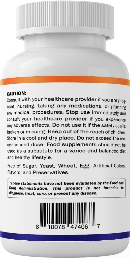 Vitamatic Acidophilus Probiotic - 10 Billion CFU - 5X Potency - Daily Probiotic Supplement, Supports Digestive Health - 120 Tablets