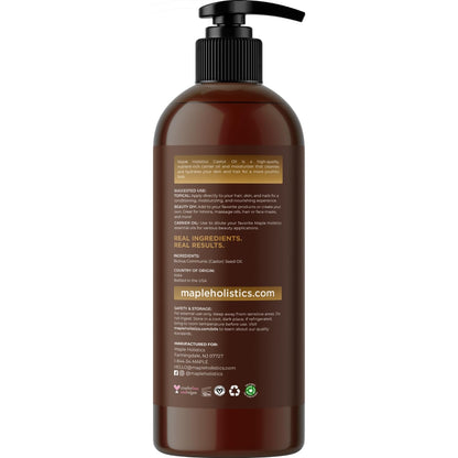 Pure Castor Oil for Body & Skin Care Great for Wraps & Compresses - Castor Oil for Hair Skin
