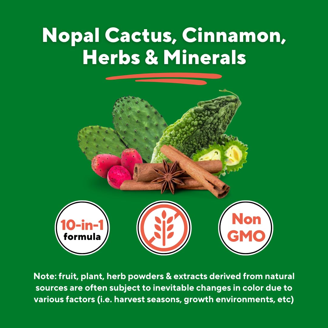 Vitapia Nopal Cactus Extract for Antioxidant, Skin, Metabolism, Wellness, Heart Health Support - 120 Veggie Capsules - Non GMO, Gluten Free Supplement