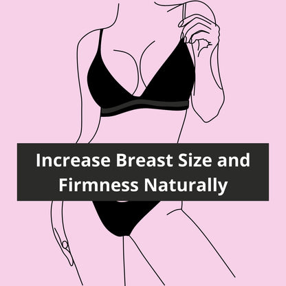 Natural Breast Enhancement Pills with Saw Palmetto Woman Support - 2 Pack