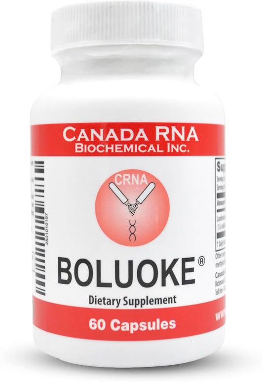 Boluoke Canada RNA Lumbrokinase Enzyme Supplement - Traditionally Inspired Circulatory Wellness Formula - Targeted Delivery Capsules - 60 Capsules