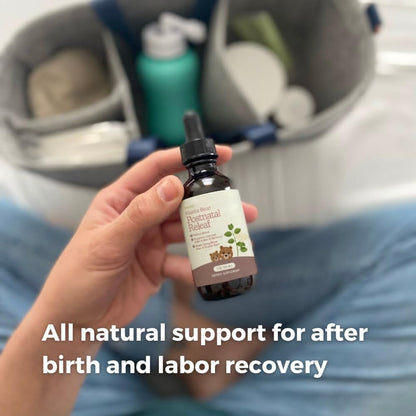 SPRIGS Postnatal Releaf, 2 Oz | After-Birth Contractions Support Tincture | Herbal Drops with Red Raspberry Leaf, Black Haw Bark, Blue Cohosh & Motherwort Herb | Natural Postpartum Recovery Products