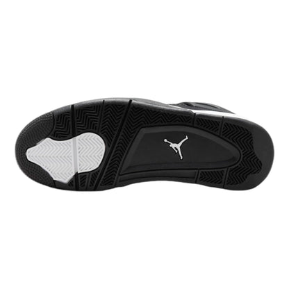 Nike Air Jordan Mens Air 4 Retro Black/White-Black FQ8138-001 Size 13