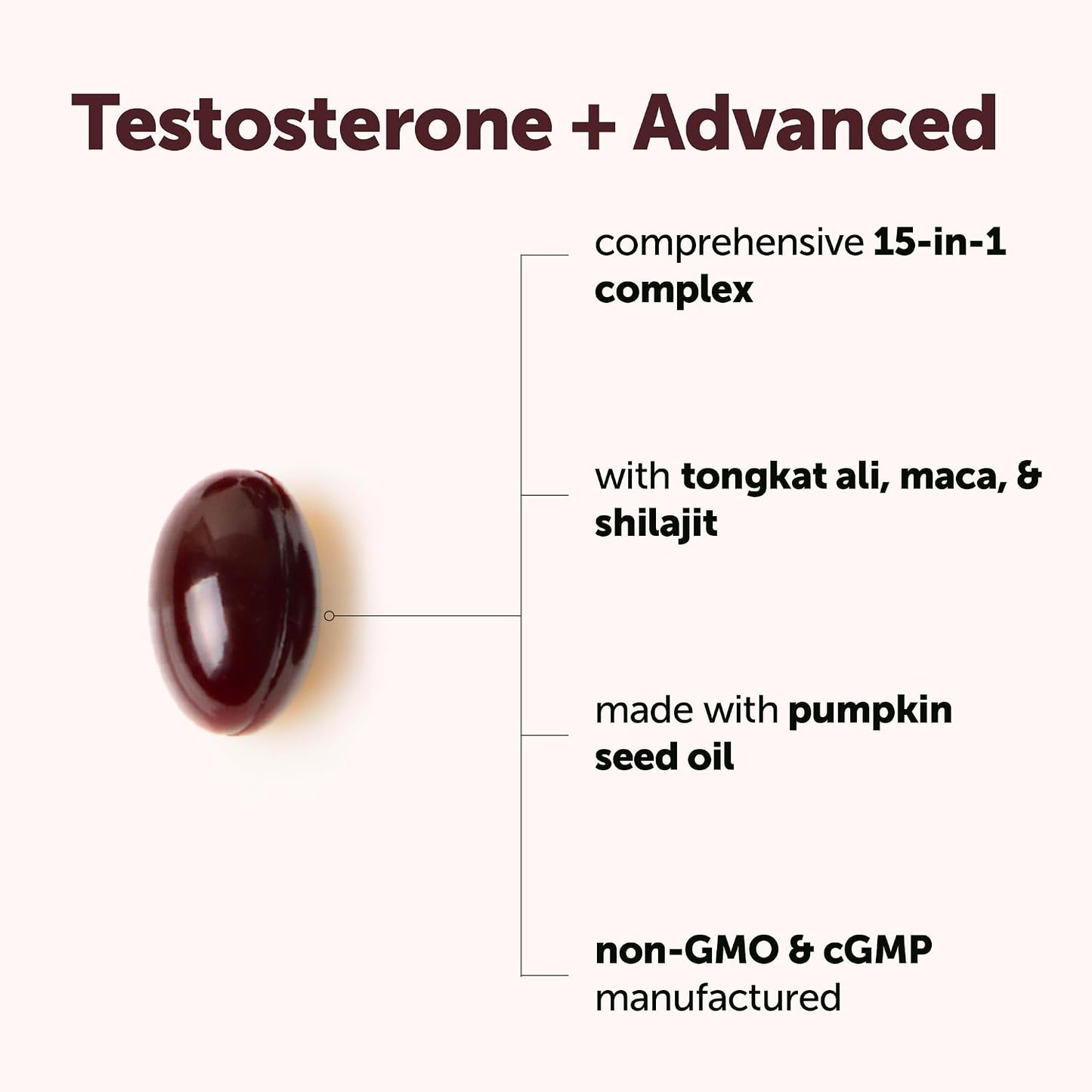 Micro Ingredients Testosterone+ Advanced for Men & Women, 240 Softgels | 15-in-1 Complex with Tongkat Ali, Horny Goat Weed, Shilajit, Maca & Saw Palmetto | Non-GMO