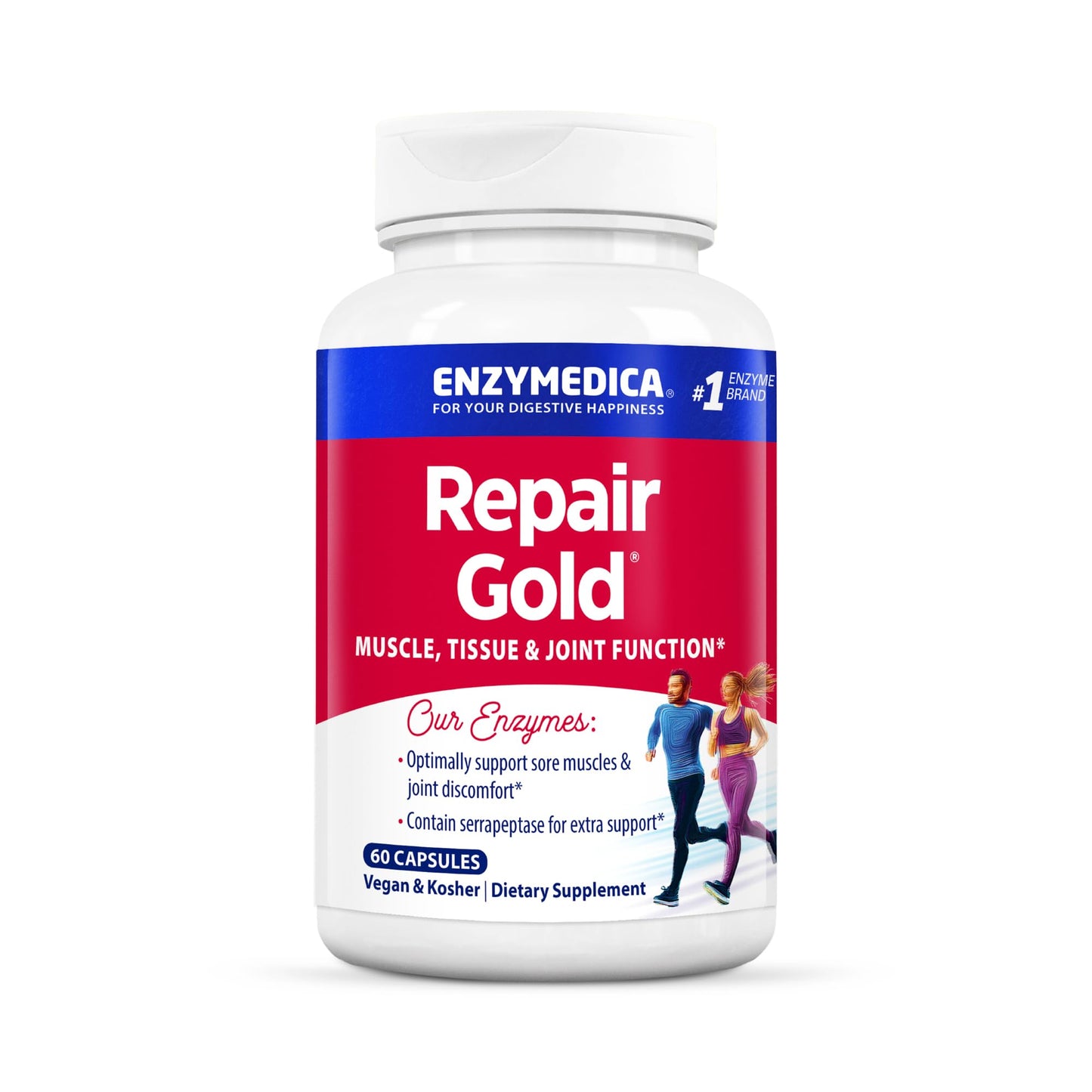 Enzymedica Repair Gold for Men & Women - 120 Capsules