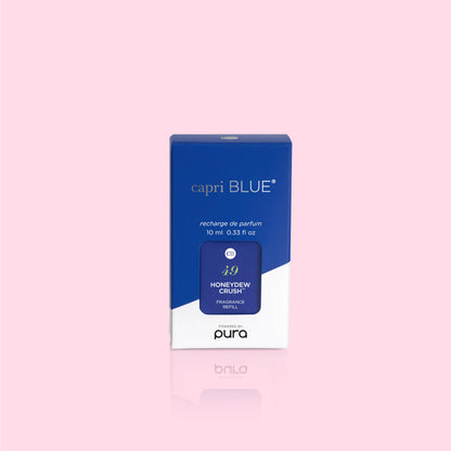 Capri Blue Honeydew Crush Pura Refills – 2-Pack Bundle of Pura Oil Diffuser Refills – Pura Diffuser Refills
