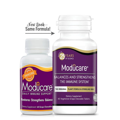 Moducare Immune Support - Plant Sterols & Sterolins for Immune System Modulation - Optimal Health Support* - Non-GMO, Gluten-Free & Dairy-Free - 180 Vegetarian Capsules (180 Servings)