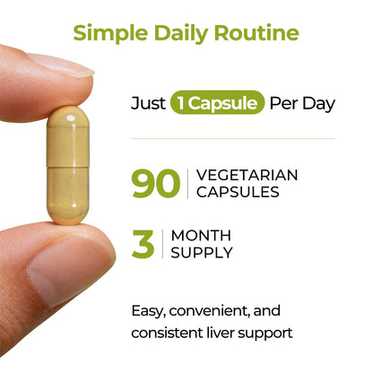 OxyEnergy Milk Thistle Liver Support Supplement, 80% Silymarin, Daily Supplement with Inositol, Turmeric & Vitamin C, Non-GMO, Gluten-Free, 90 Vegetarian Capsules