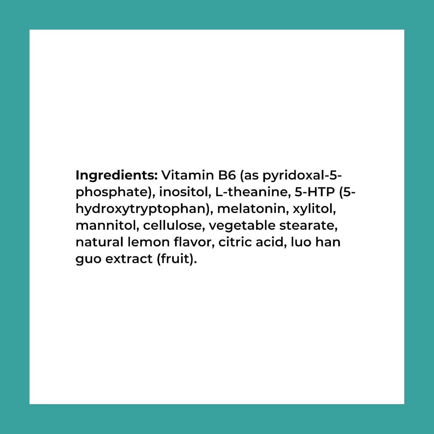 Reignite Wellness by JJ Virgin | Sleep Candy | Chewable 5-HTP Supplement with Inositol, Vitamin B6, Melatonin & L-Theanine for Adults | Lemon Flavor | 60 Tablets