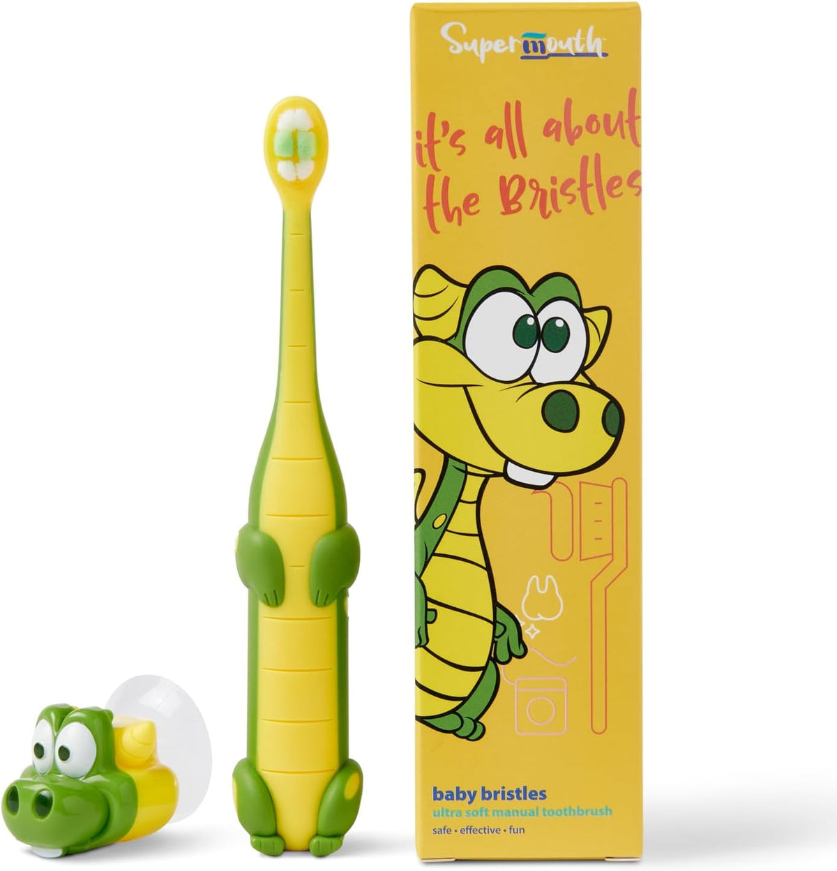 SuperMouth Ultra Soft Baby & Toddler Toothbrush 0-5, Bristles