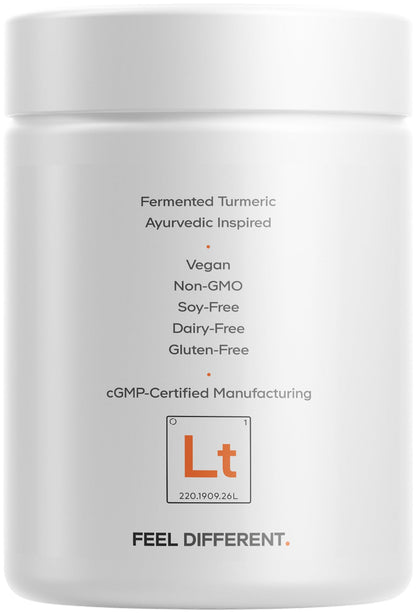 Codeage Organic Turmeric Supplement, Ashwagandha, Ginger, 90 Capsules | Organic fermented turmeric supplement with 95% curcumin, ashwagandha, boswellia, ginger and reishi, with liposomal delivery.