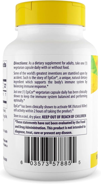 Healthy Origins EpiCor Dried Yeast 500 mg, 150 Veggie Caps