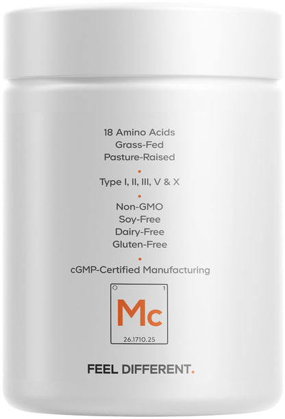 Codeage Multi Collagen Peptides Protein Capsules, 5 Collagen Types, Grass-Fed & Hydrolyzed Bovine Collagen Pills Supplement, Ashwagandha, Amla Berry Vitamins, Collagen Peptides - 90 Capsules