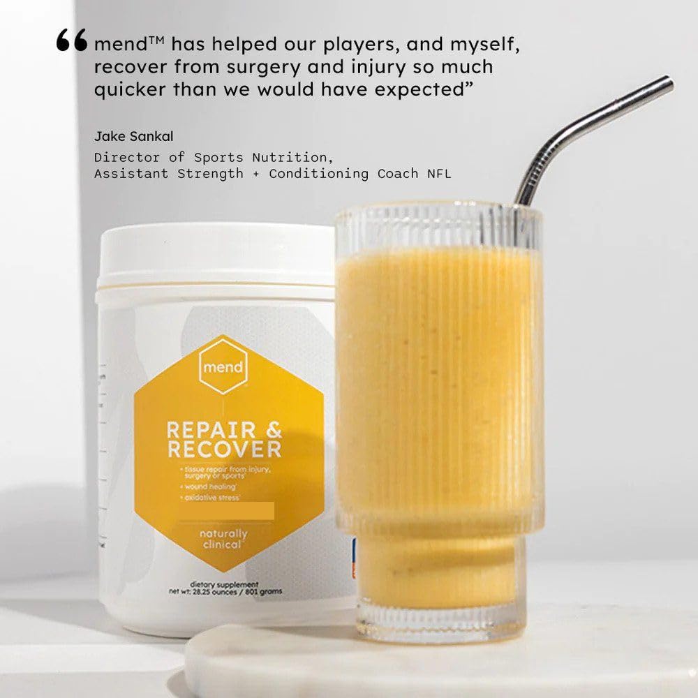 MEND Repair & Recover Citrus Protein Powder - Support Healing for Bones, Wounds
