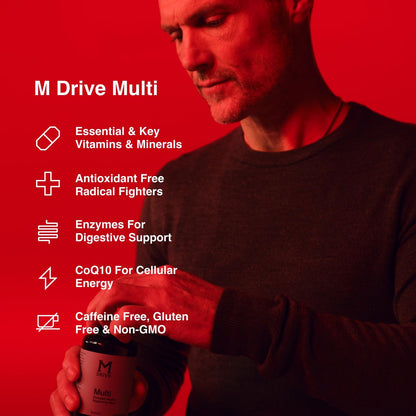 Mdrive Boost and Burn Testosterone Booster + Daily Multi Vitamin